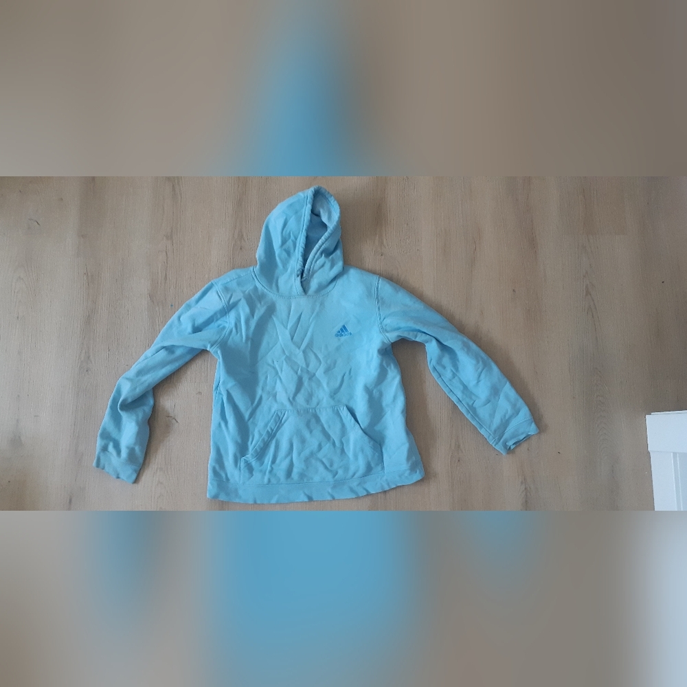 Adidas Light Blue Hoodie